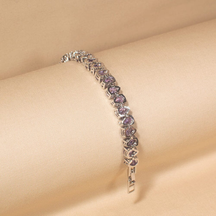 Grace Bracelet-Purple-Glitterati Collection