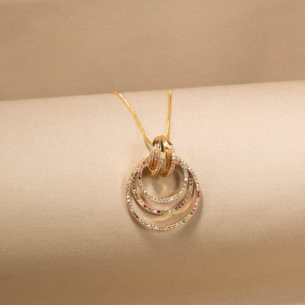 Grand Orbit Pendant Set
