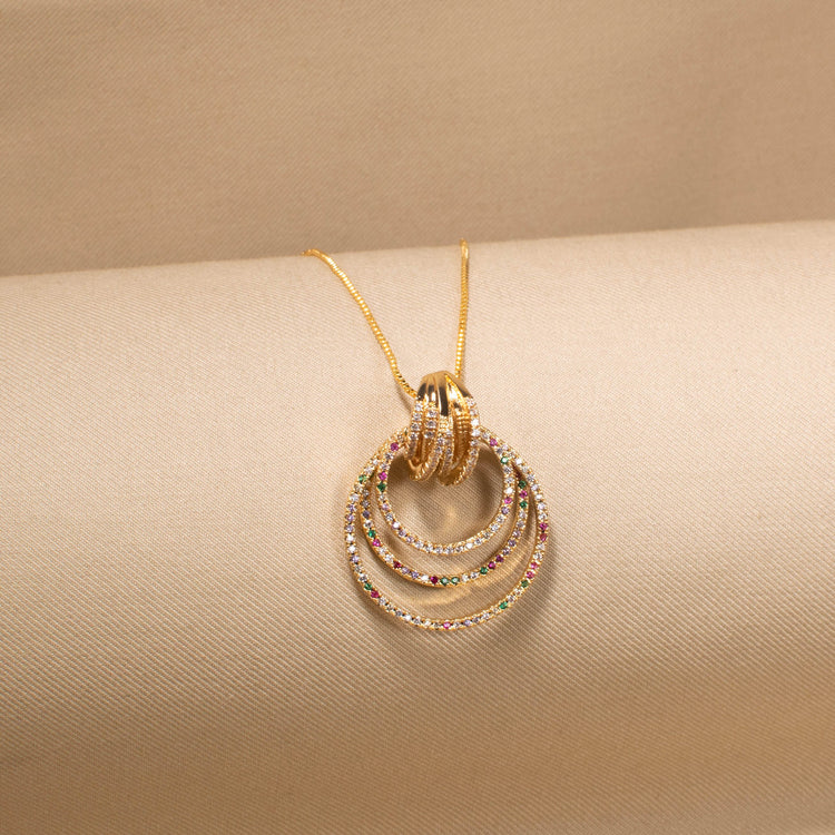 Grand Orbit Pendant Set