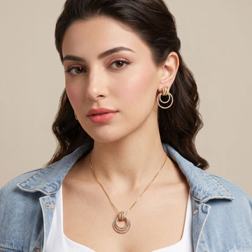Grand Orbit Pendant Set