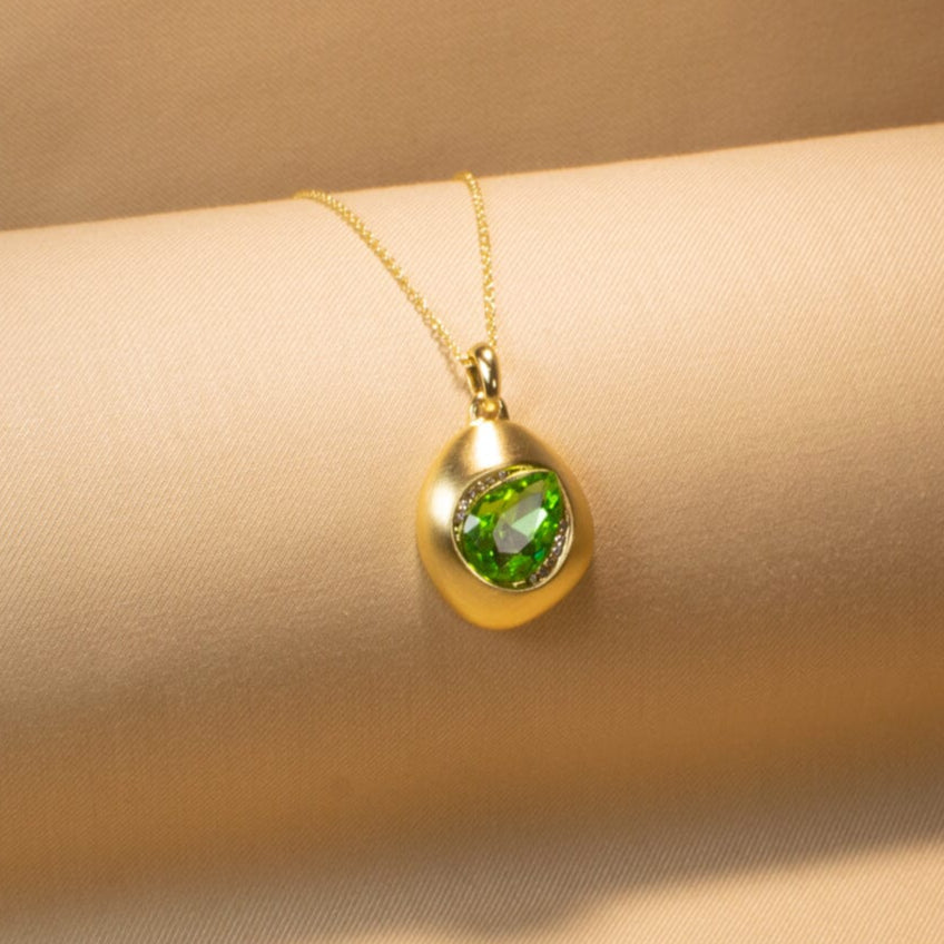 Green Candy Drops Pendant Set