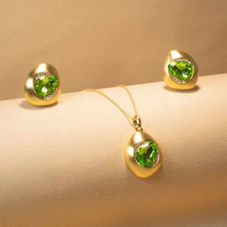 Green Candy Drops Pendant Set