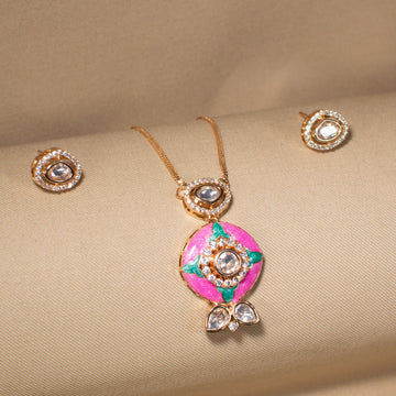 Gulabi Charm Pendant Set