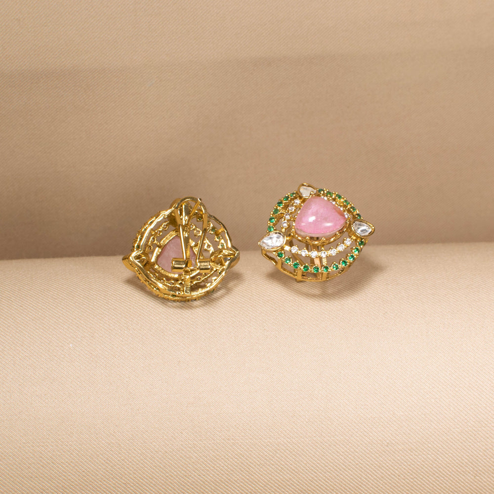 Gulabi Sparkle Studs