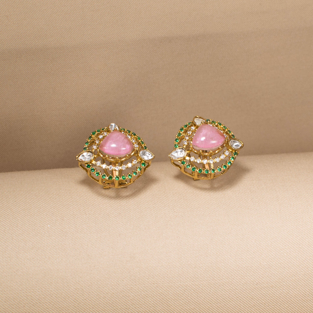 Gulabi Sparkle Studs