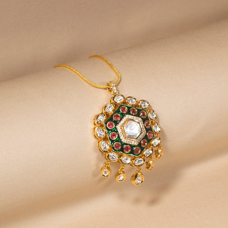 Gulmira Premium Pendant Set - Sparsh Collection