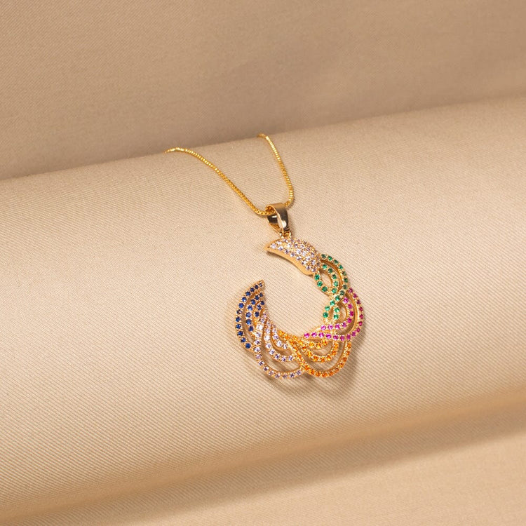 Haute Couture Swirl Pendant Set - Glint Collection