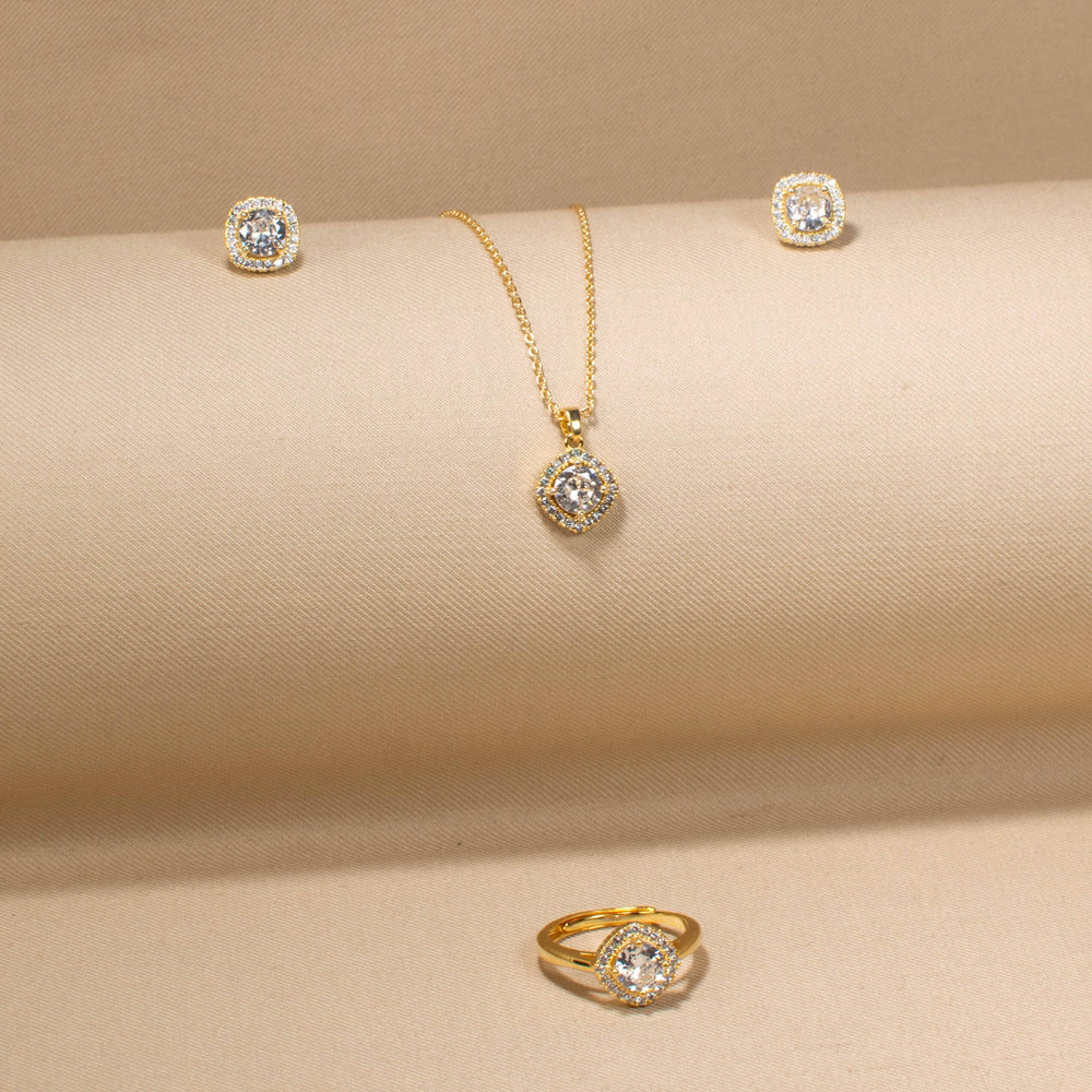Hazel Pendant Set with Ring