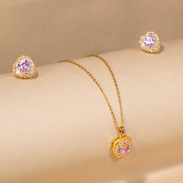 Heartelle Pendant Set - Glitterati Collection