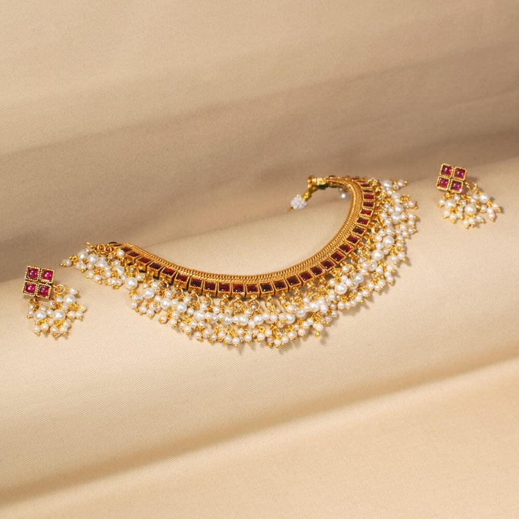 Heer Reversible Necklace Set - Sparsh Collection