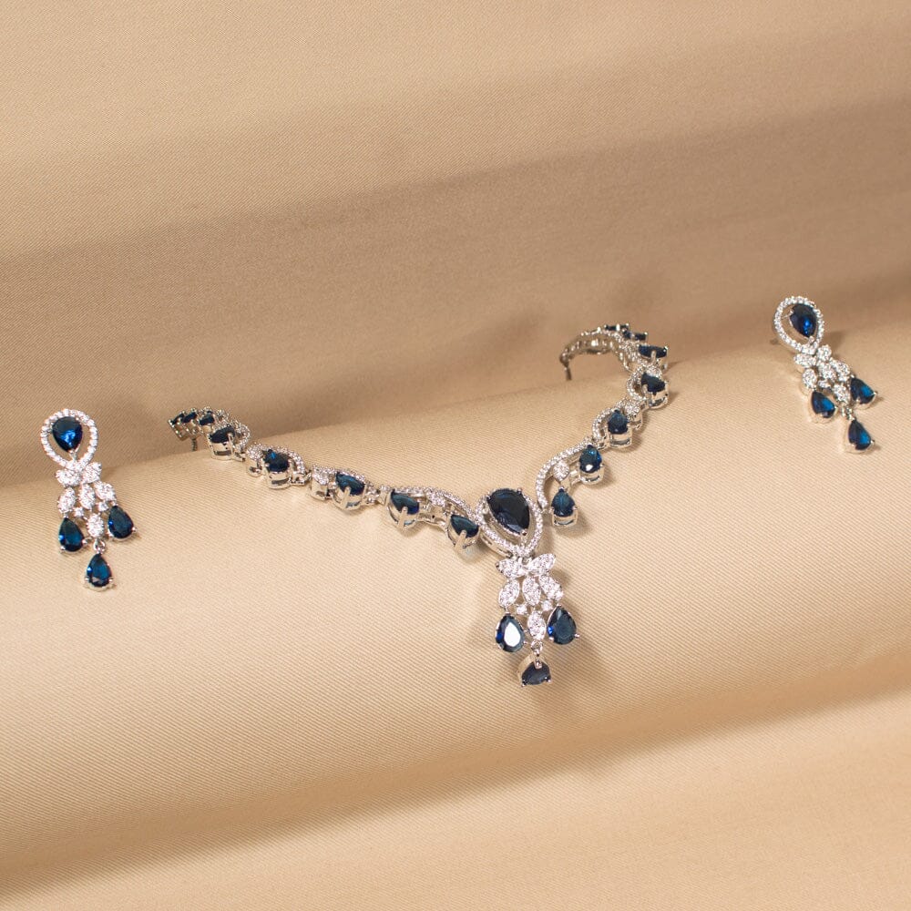 Helene Necklace Set - Blue