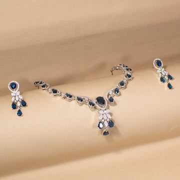 Helene Necklace Set - Blue