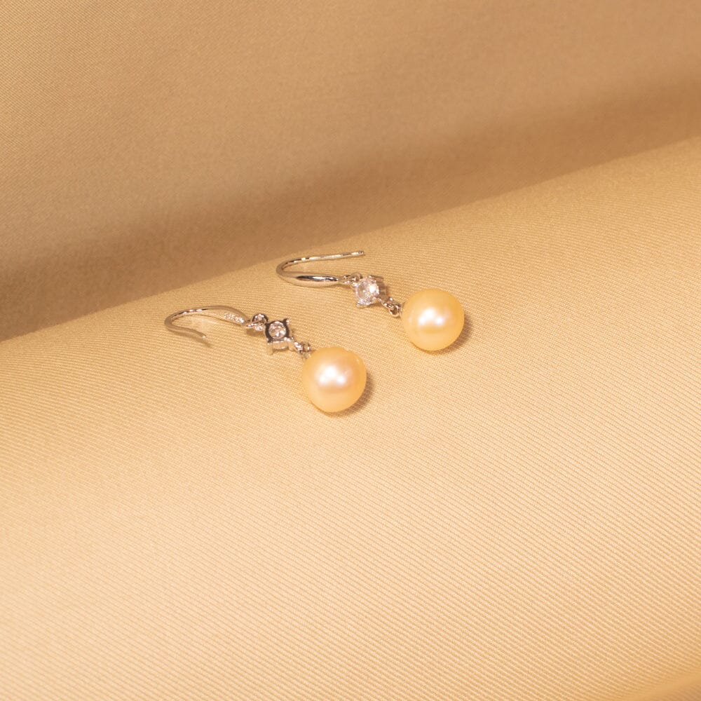 Honey Drop Earrings - Freshwater Pearl Collection