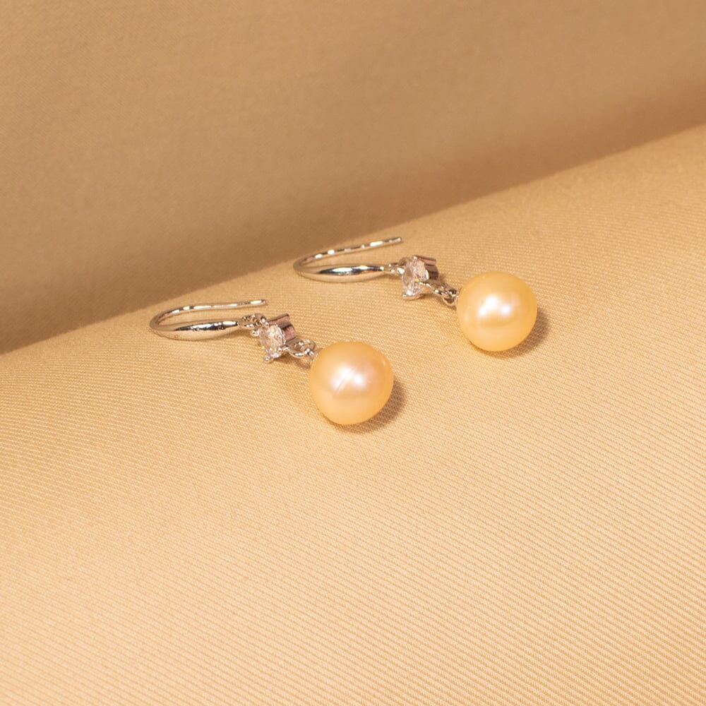 Honey Drop Earrings - Freshwater Pearl Collection