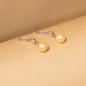 Honey Drop Earrings - Freshwater Pearl Collection