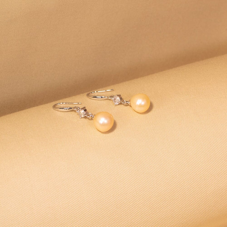 Honey Drop Earrings - Freshwater Pearl Collection