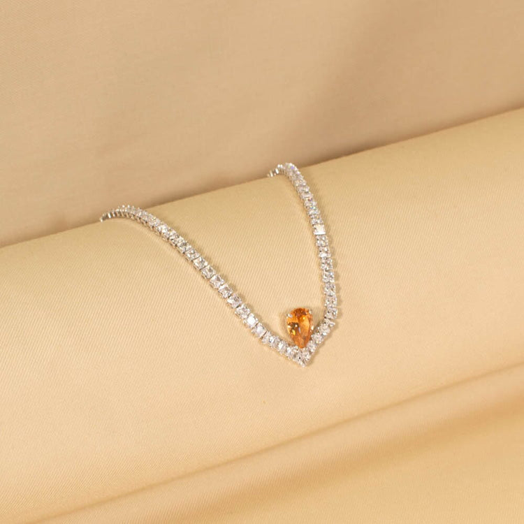 Honey Drop Necklace Set - Minima Collection