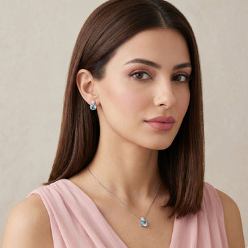 Iconic Aqua Pendant Set
