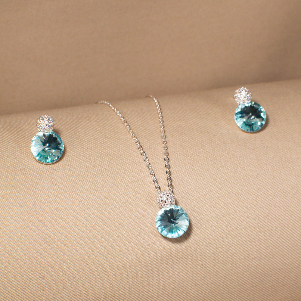 Iconic Aqua Pendant Set