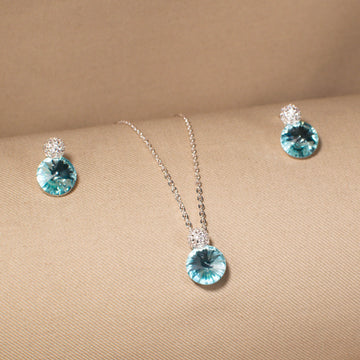Iconic Aqua Pendant Set