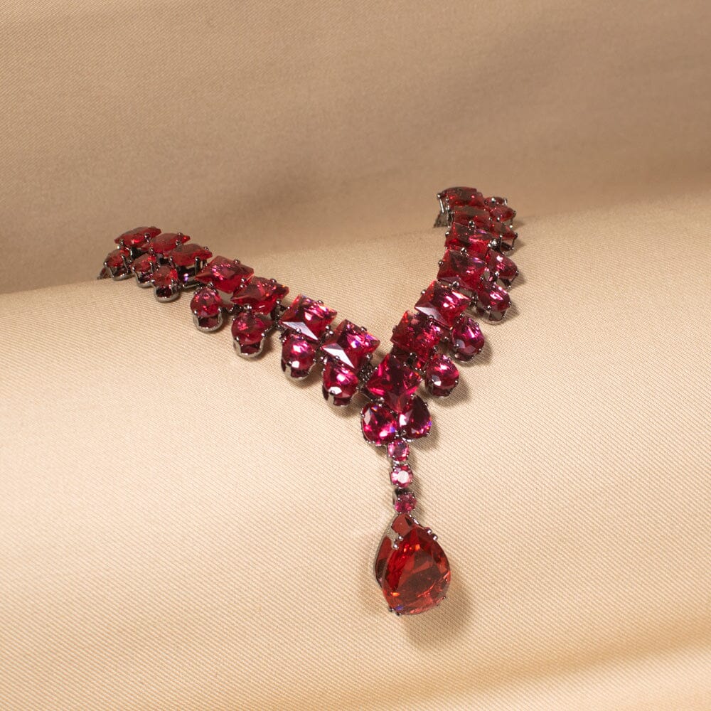 Imperial Berry Necklace Set-Glitterati Collection