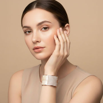 Iridescent Glamour Luxe Cuff