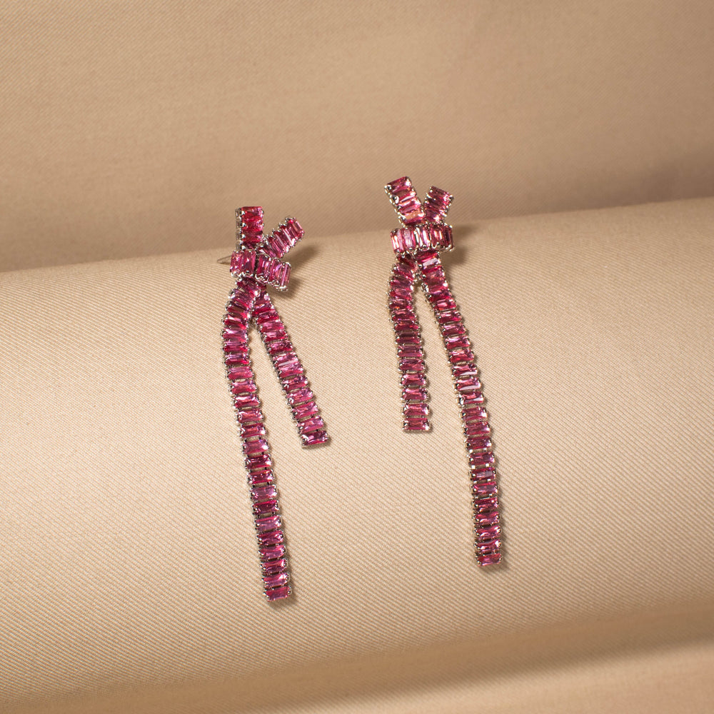 Isla Statement Necklace Set-Pink-Glitterati Collection