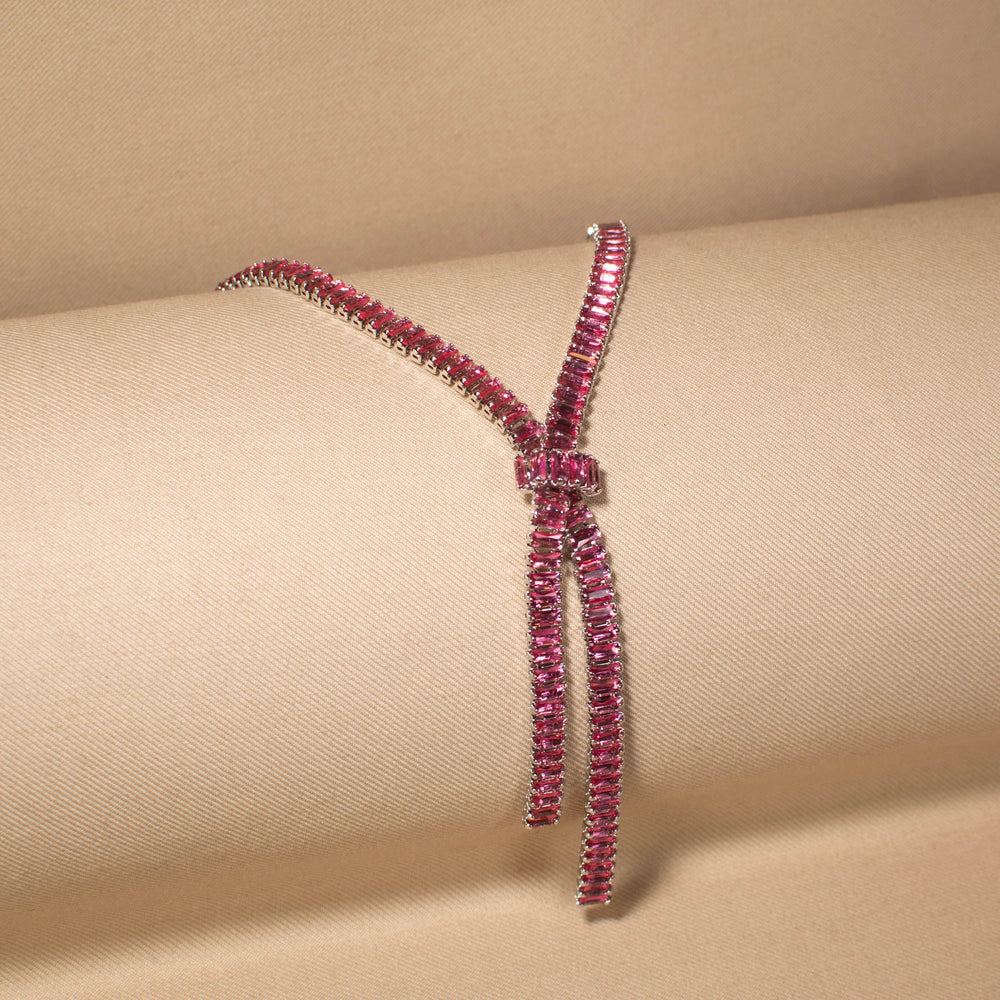 Isla Statement Necklace Set-Pink-Glitterati Collection