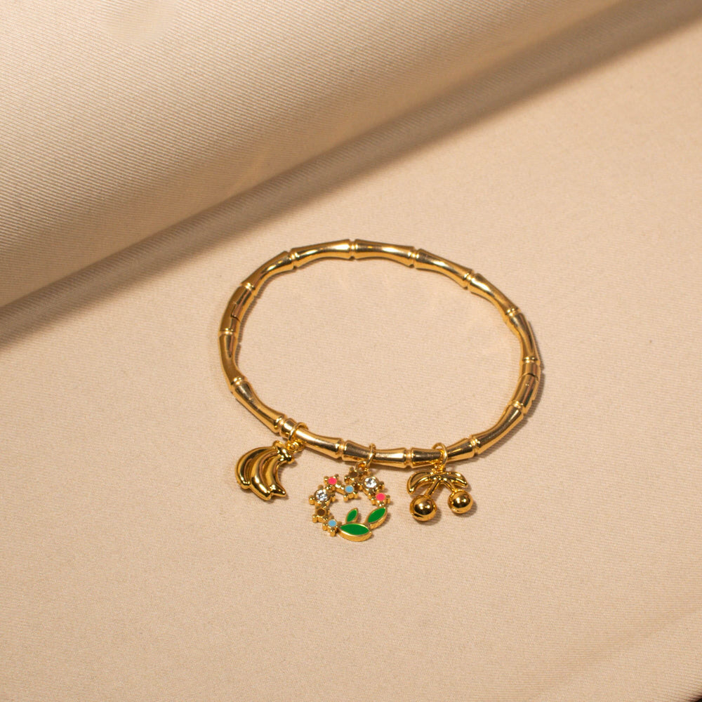 Island Glow Charm Bangle
