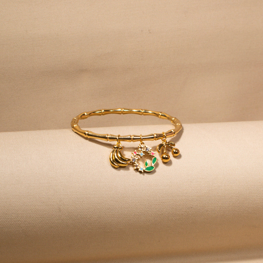 Island Glow Charm Bangle