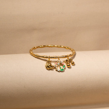 Island Glow Charm Bangle