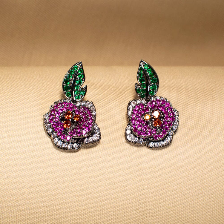 Ivana Floral Studs