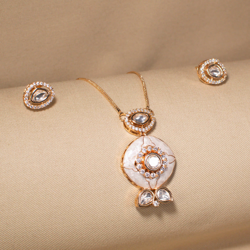 Ivory Jalsa Pendant Set