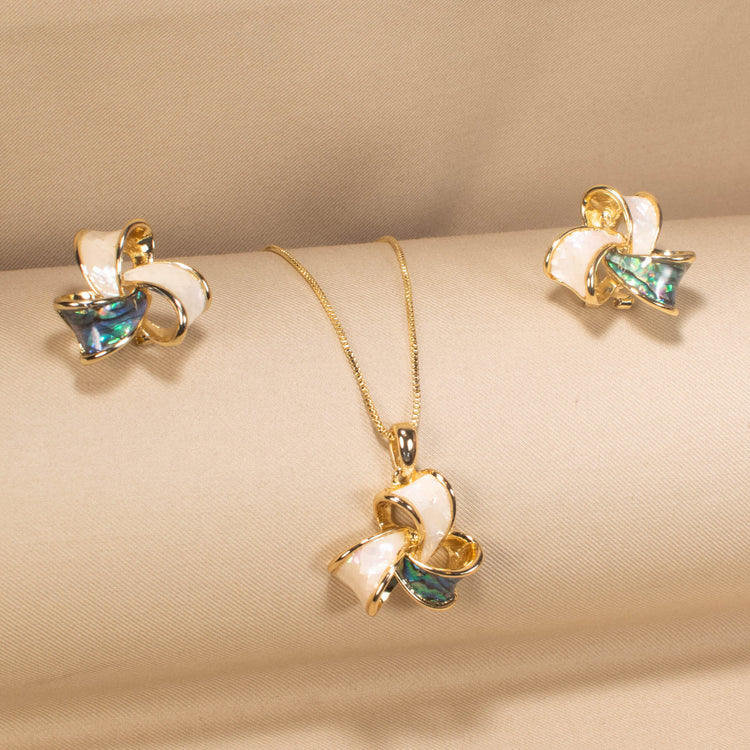 Ivory Swirl Blossom Set