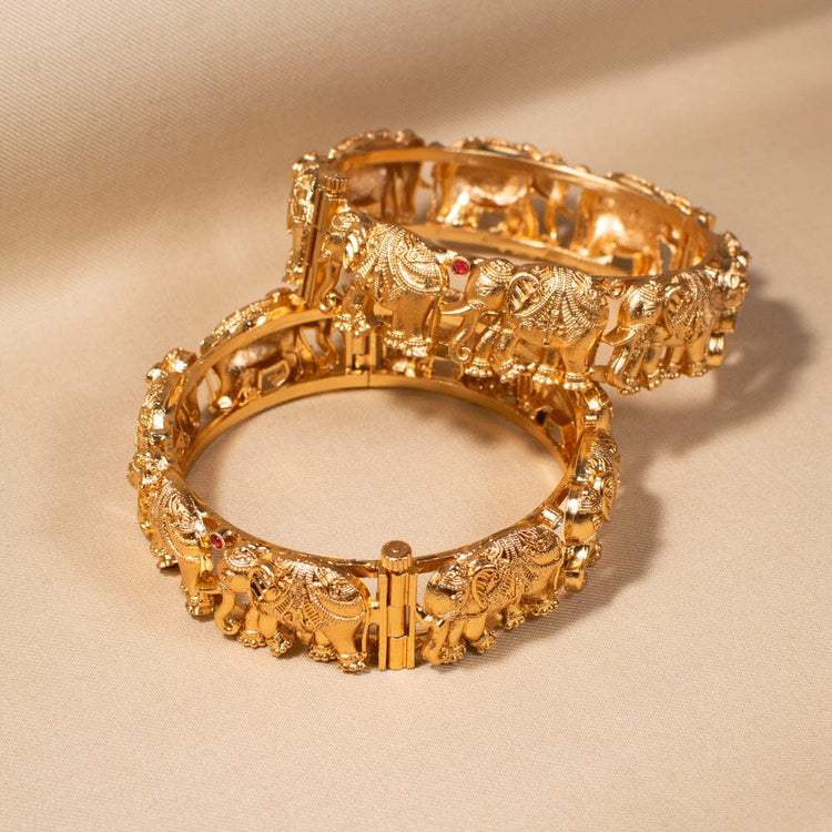 Jali Filigree Openable Kada - Pratha Collection