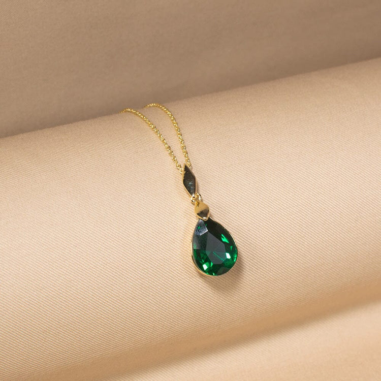 Janice Pendant Set-Green-Minima Collection