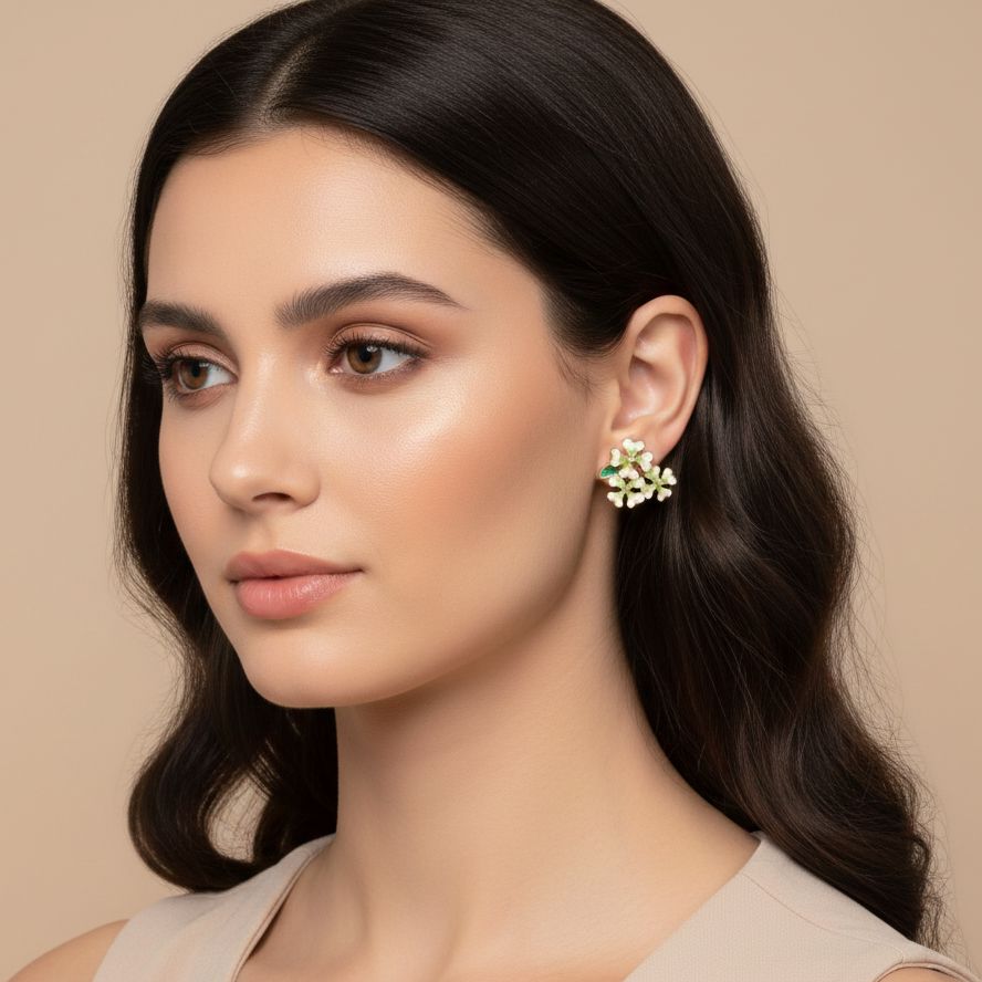 Jasmine Cluster Studs