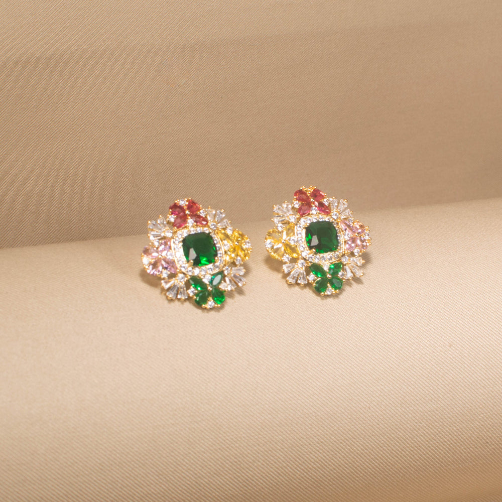 Jewel Mosaic Studs