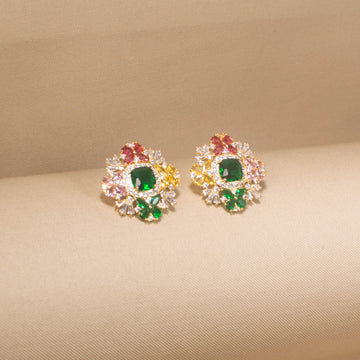 Jewel Mosaic Studs