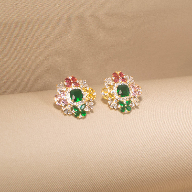 Jewel Mosaic Studs