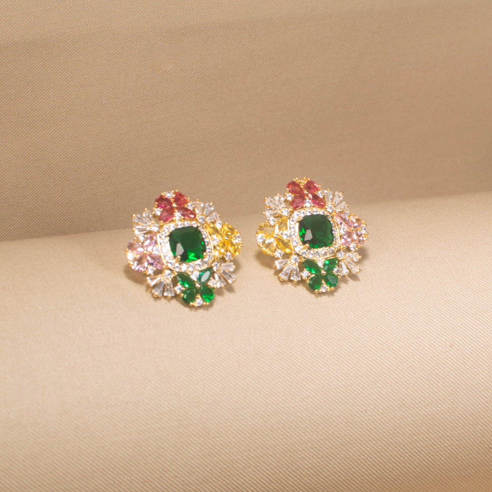 Jewel Mosaic Studs