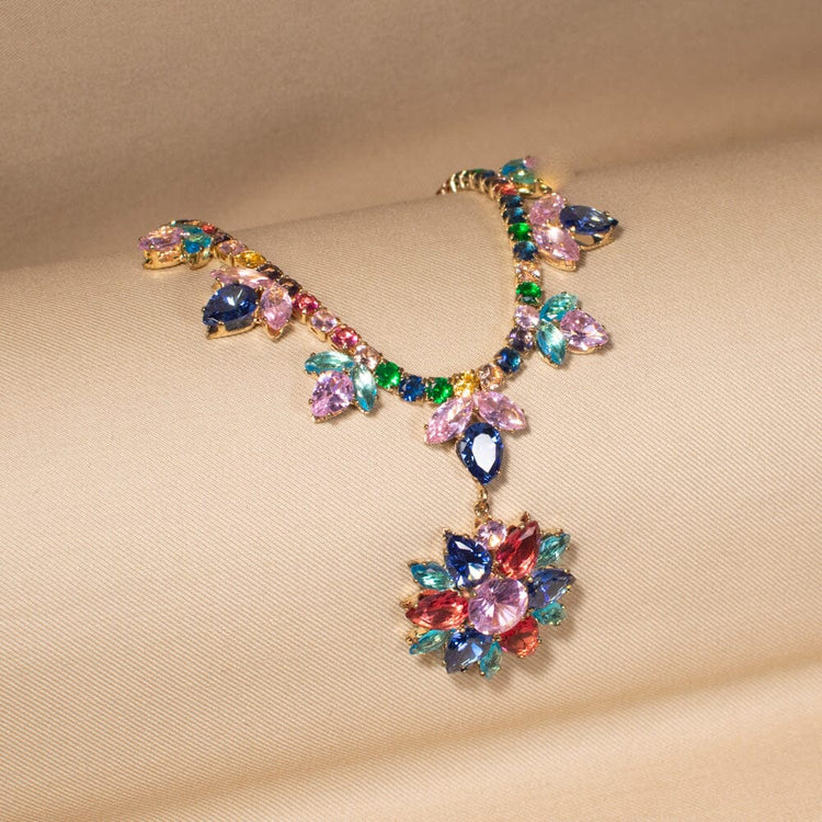Jubilee Garland Necklace Set-Glitterati Collection