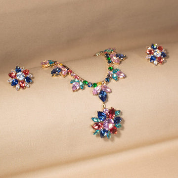 Jubilee Garland Necklace Set-Glitterati Collection