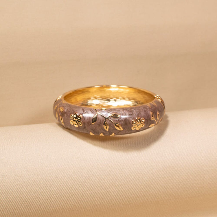 Juno Openable Bangle-Brown