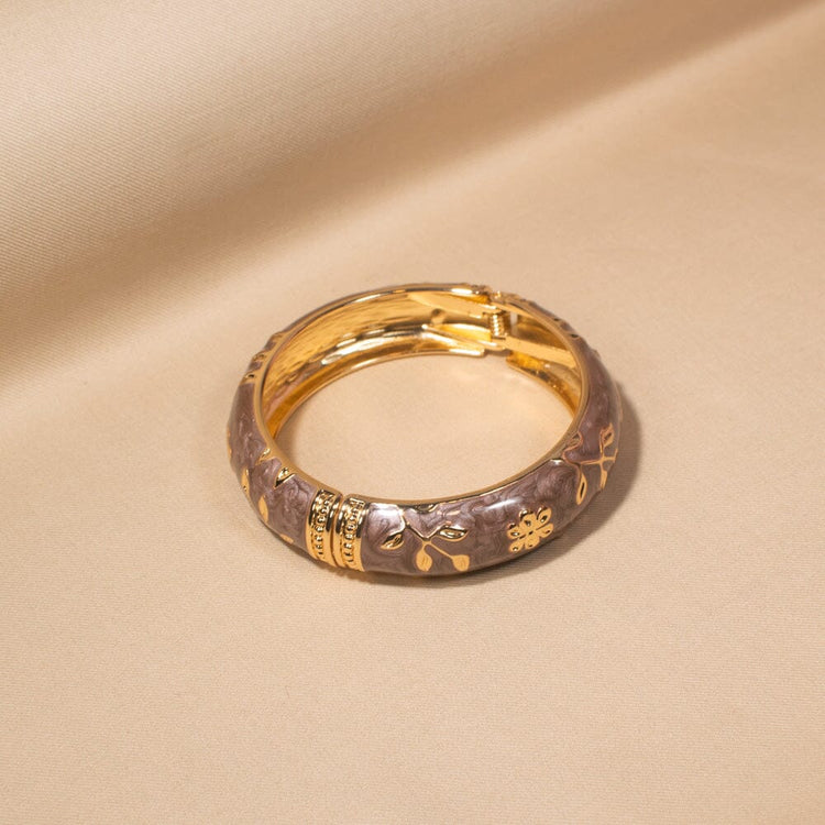 Juno Openable Bangle-Brown