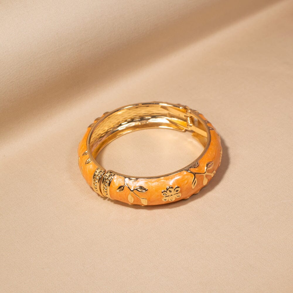 Juno Openable Bangle-Orange