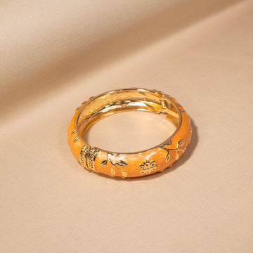 Juno Openable Bangle-Orange