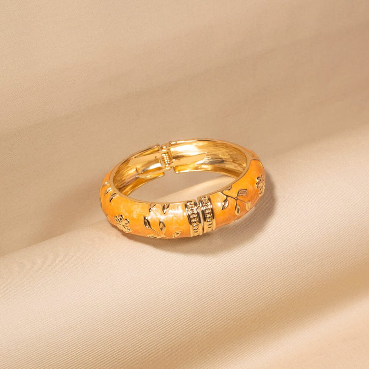 Juno Openable Bangle-Orange
