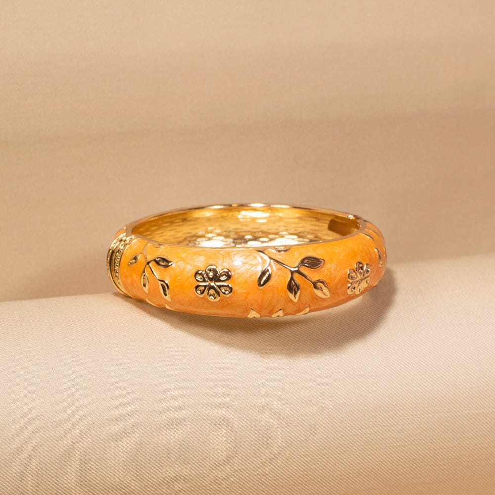 Juno Openable Bangle-Orange