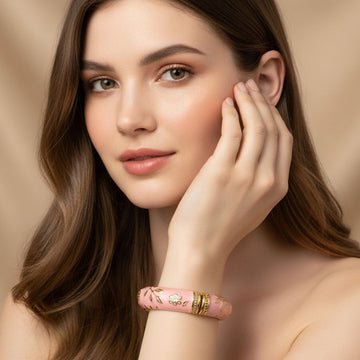 Juno Openable Bangle-Pink